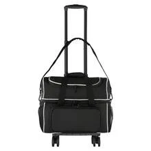 Bowling Accessories - Tasche Mit Abnehmbarem Trolley, 2 Bälle, Schwarz-weiß - View 8