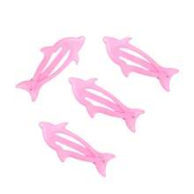 可爱粉色海豚发夹，女士刘海配饰，简约发卡，清新可爱，发爪，发夹，发卡 - 粉色 - 查看 2