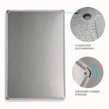 1pc Iron Sheet Painting Signboard Metal Sign 20*30cm Wall Decoration, Cozy White Faux Fur Saucer Chair With Gold Metal Frame Stylish Accent Chair For Bedroom Living Room Dorm Home Office Metal Decorative Chair Hanging On The Wall - 1PC - 查看 5