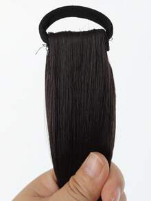 23 Inch Long Hair Ponytail Wig Headband, Simulated Hair Tie With Natural Fluffy And Sweet Elastic Bands, High Ponytail Wig - Multicolor - View 6