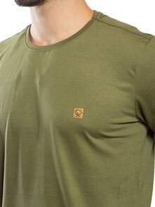 Men T-Shirts - xanh quân đội - Xem 2