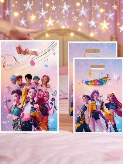 10pcs K-Pop Party Decor Candy Gift Bags, Party Favors