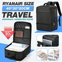 40*30*20cm Mochila de viaje con compresión al vacío, con bomba portátil, bolsa de viaje al vacío sellada de 35L, con sistema de vacío, bolsas de compresión transparentes, cubos de embalaje, múltiples bolsillos, tamaño aprobado por aerolíneas, mochila práctica para estudiantes y viajes al aire libre, disponible en varios colores - Multicolor - Ver 16
