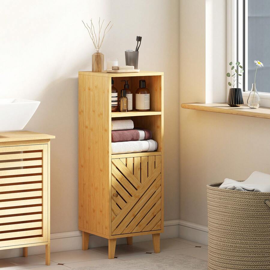 HOMCOM Bathroom Furniture Sets - 馬德拉天然 - 查看 1