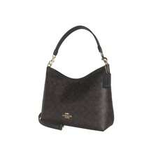 Coach Laurel Printed Women's Single Shoulder Handbag CV975IMXAQ - 胡桃木色佐黑色CV975IMXAQ - 查看 4