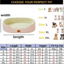 1pc Oxford Fabric Rectangular Pet Bed, Waterproof & Dirt-Resistant, Multi-Purpose Dog/Cat Bed, Warm Soft Comfortable Anti-Hair, Suitable For Small/Medium/Large Cats & Dogs, All Seasons - Multicolor - View 28