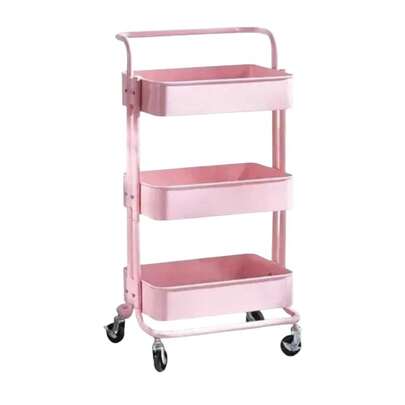 Carro Ayudante Plástico Color Rosado