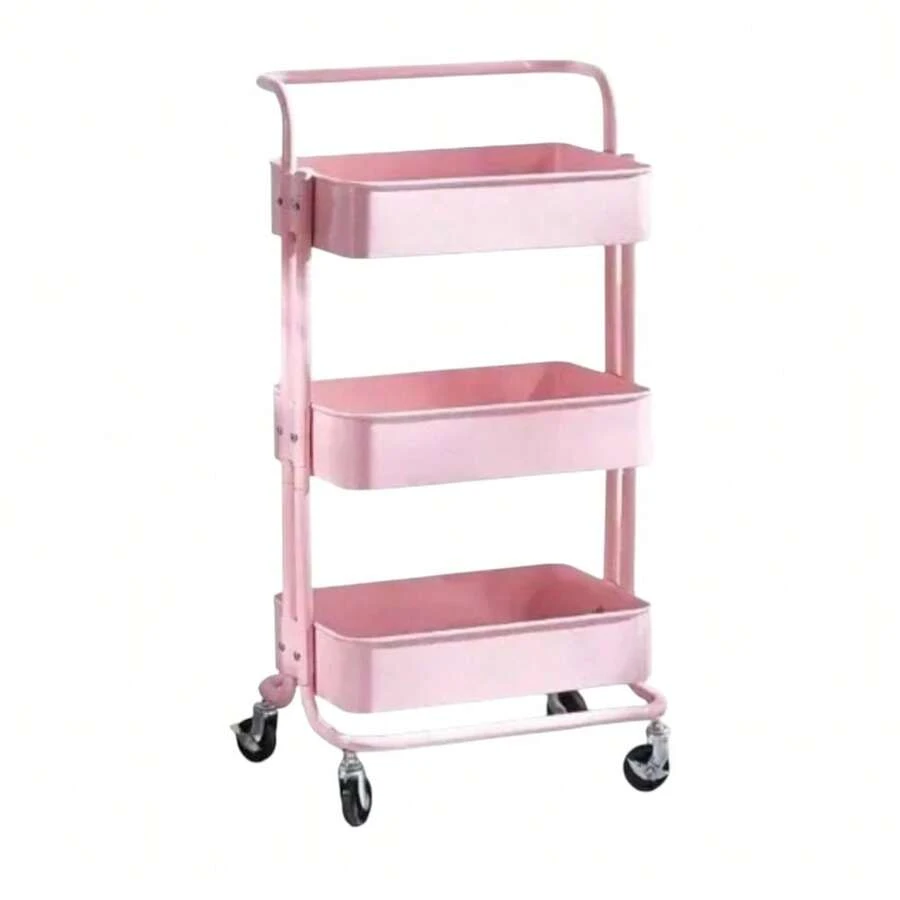 Carro Ayudante Plástico Color Rosado - Ver 1