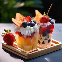 5pcs Silicone Baking Cups, Transparent Soft Silicone Cupcake Liners, Flexible Cups, Easy To Clean, Heat Resistant, Ideal For Baking - View 4