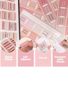 1 Set (5 Pcs) Pink Bible Index Tabs, Men & Women Bible Study Labels, Easy-To-Read Bible Book Tabs For Bible Index Labeling - Index Stickers - View 3