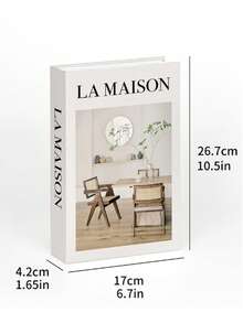 1Pc/6Pcs Random Style Antique Book; Fake Book; Simulation Book; Decor Book; Home Decoration; Room Decorationcoffee Shop Hotel Bookshelf Ornaments; Photo Props; Movie Video Conversion Model Books, English Book Model - Fake Books - View 7