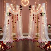 Vincidern 8 CÁI Chân đế phông nền kim loại, Chiều cao có thể điều chỉnh màu vàng - Chân đế phông nền kim loại chịu lực nặng Trang trí cho đám cưới, tiệc sinh nhật, tiệc chia tay cuộc sống độc thân, kỷ niệm, Giáng sinh, trang trí Halloween Trang trí Giáng sinh Quà tặng Giáng sinh Trang trí Giáng sinh - Cổng Vàng - Xem 7