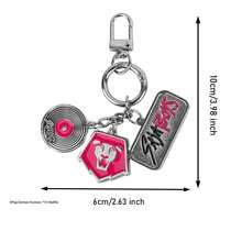 1 PC Netflix Officially Licensed Kpop Demon Hunters 3D Figurine Bag Clip Charms Anime Figure Keychain Anime Collector Keyring Backpack Decor Multiple Characters Gift Set Gifts For Mother, Father, Graduation, And Teacher - Multicolor - View 8