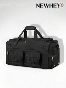 NEWHEY 45L Men's Backpack, Multi-Function Gym Bag With Shoe Compartment, Sports Travel Duffel Bag, Shoulder Bag, Weekend Overnight Carry-On Luggage - Multicolor - View 2