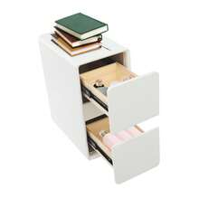 YUNRUX Nightstands - White - View 1