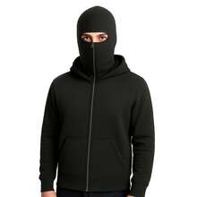 Moletom Oversized com Estampa letras japonesas - Preto - Visão 4