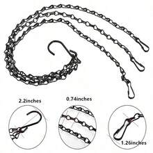 1pc Black Hanging Hook Chain, Hanging Basket Chain, Flower Pot Chain, Bird Feeder Chain, Lantern Chain - 1Pc - View 7
