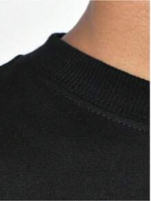 Camiseta Jesus Streetwear Masculina Feminina camisa 100% Algodão Eis-me aqui Senhor - Preto - Visão 1