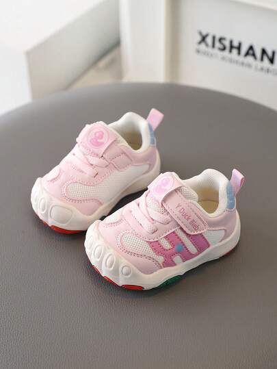 1 Pair Children/Toddlers' Spring Soft Bottom Anti-Slip Breathable Walking Shoes, Unisex