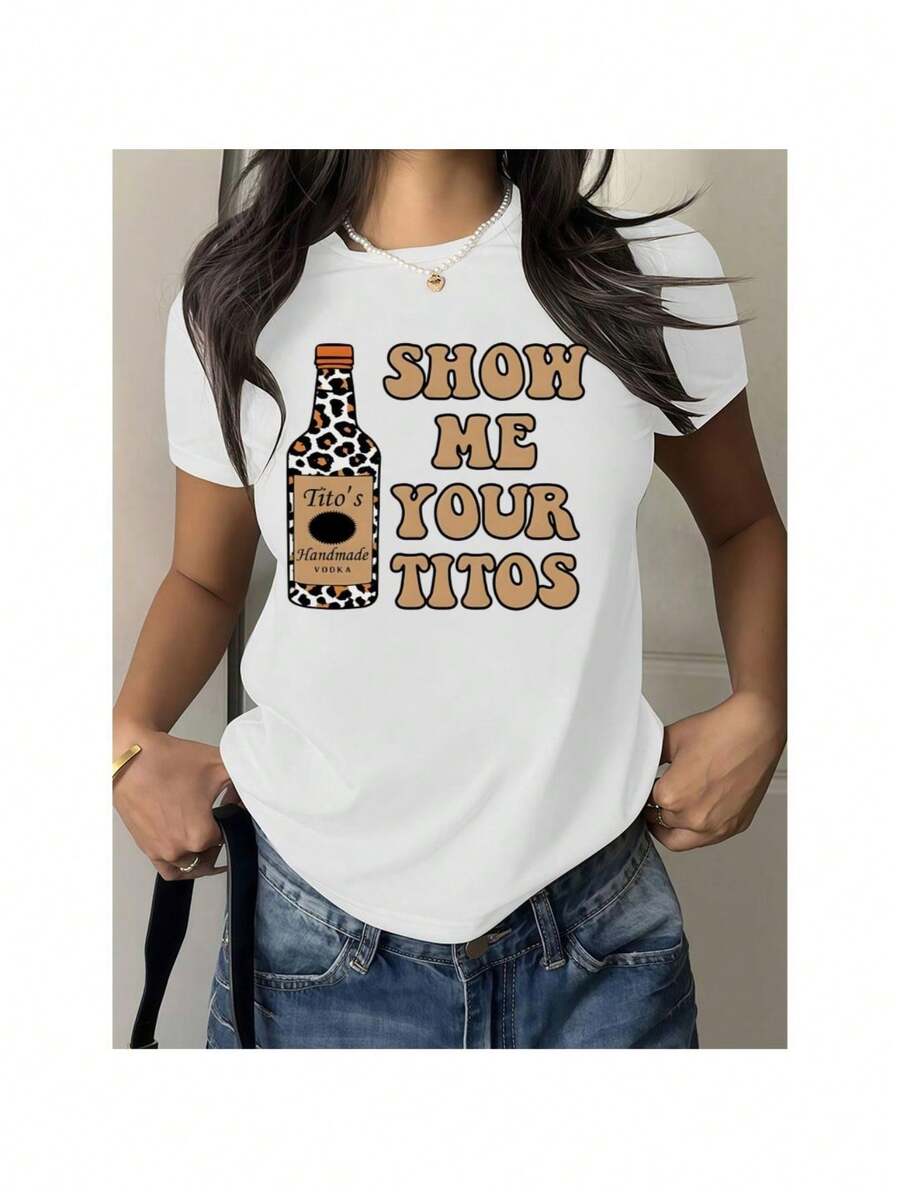 Women T-Shirts - 白色 - 查看 1