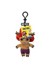 TOEI ANIMATION 1 Móc khóa túi xách nhồi bông One Piece Live Action được cấp phép chính thức. Chọn 1 kiểu: Chopper, đồ sưu tầm dành cho fan anime, phụ kiện tiệc mùa hè. - Màu đỏ tím - Xem 7