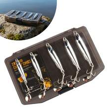 5pcs Mirror Finish Spinner Fishing Lures With Rotating Blades Bait For Bass Pike Angling - Multicolor - View 10