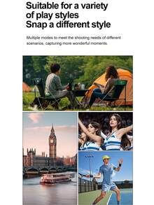 YAIUZGOO Camera thể thao, camera đeo ngón tay cái, camera đeo trên người, quay video 1080P cầm tay di động, lý tưởng cho đạp xe, hoạt động ngoài trời và ghi hình hàng ngày, pin 200mAh. - Xem 9