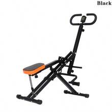 1 Piece Black Deep Squat Assist Trainer, Squat Rowing Machine 175kg Load Capacity, Foldable Exercise Equipment For Home Office Gym - Black - View 4