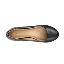 Women Ballet Flats Simple Round-Toe Ballerina Flats Comfortable Slip On Casual Versatile Dress Shoes - 黑色 - 查看 5