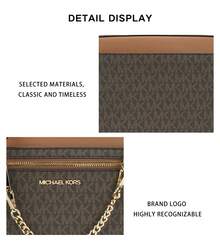 Michael Kors Jet Set Item Printed Lady Single Shoulder Crossbody Camera Bag 35S1GTTC9B BROWN - 棕色35S1GTTC9B BROWN - 查看 7