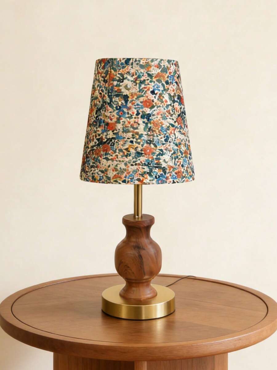 1 đèn LED kim loại vân gỗ, chao đèn vải kiểu cổ điển, ánh sáng dịu nhẹ, phong cách mộc mạc Bắc Âu, Ý, Pháp, đèn bàn đọc sách tối giản hiện đại cho phòng khách, phòng ngủ, ánh sáng ấm áp, sang trọng lãng mạn màu vàng, tạo không gian ấm cúng, đèn ngủ USB, độ sáng điều chỉnh được, đèn ngủ cho mẹ, đèn lễ hội Ramadan, đèn ngủ yên tĩnh cho người ngủ không sâu giấc. - Ánh sáng ấm/trắng/trung tính - Xem 1