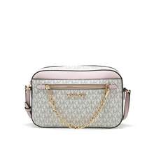 Michael Kors Jet Set Item Printed Lady Single Shoulder Crossbody Camera Bag 35S1GTTC9B PWD BLSH MLT - 香草色配粉紅35S1GTTC9B PWD BLSH MLT - 查看 1