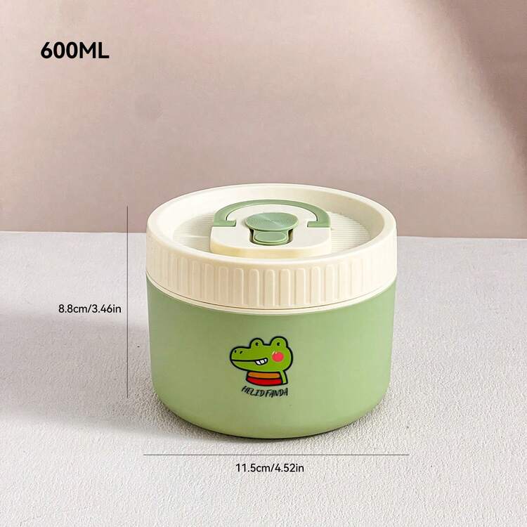 304 Stainless Steel Thermal Lunch Box, Portable Bento Box With Handle, Microwave &Hot Water Heating, Sealed And Leak Proof Fruit Salad Food Storage Container, Insulated Lunch Containers Suitable For Student And Adult Use In School, Office, Outdoor Camping, Picnic, Travel,Back To School - Multicolor - View 29