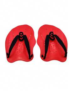 1 Pair/2 Pairs Outline Swimming Webbed Gloves, Adjustable Strap Swimming Training Webbed Gloves, Unisex - Multicolor - View 20