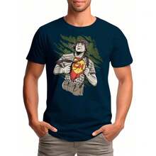 Chesperito Chapolin Chaves T-Shirt Drawing Series Movie Blouse Shirt Unisex 100% Cotton New Release Shipping Various Colors!! PLUS SIZE - 藏蓝色 - 查看 2
