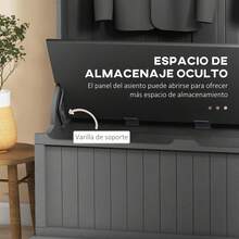 HOMCOM Percheros - Negro - Ver 4