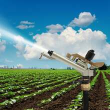 1.5" Impact Sprinkler Head Premium Zinc Alloy Brass Rubber 360° Adjustable Wear & Rust Resistant Irrigation Spray Sprinkler With Nozzle Kit - A - View 4