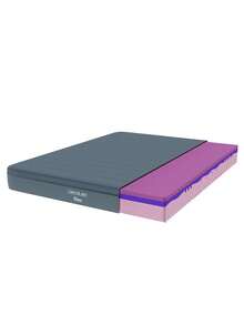 Cecotec Matelas en mousse viscoélastique Flow Genuine + 90x190 | 3 couches pour confort optimal | Fermeté élevée avec âme en mousse HRC2+ | Technologie MorphoAdapt+ s'adaptant au corps | Housse SoftFresh & EasyClean respirante et lavable | Régulation thermique idéale toute l'année | Prévention des acariens et bactéries - Multicolore - Voir 8