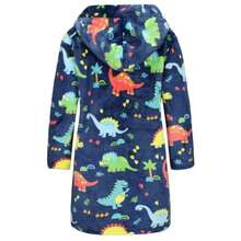 Bbrobe1 Batas para s s - Dino azul oscuro - Ver 2