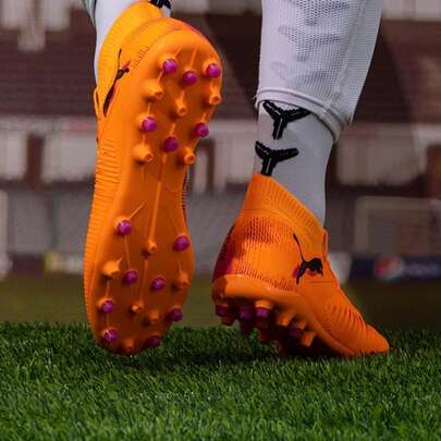 Puma Zapatos de fútbol/entrenamiento, Tacos FUTURE 8 MATCH MG, Zapatos deportivos casuales para hombres y mujeres