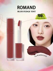 Rom&nd Romand BLUR FUDGE TINT 04 RADWOOD，柔雾质地，慕斯般顺滑触感，不拔干，打造柔焦妆效，轻盈舒适，韩国化妆品，5.0克/0.18盎司 - 04 RADWOOD - 查看 2