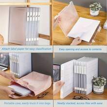 1pc File Storage Box, Puzzle Storage Box Toy Organizer, Transparent Double Lock Plastic File Box, Dust-Proof Home Storage Box For Documents, Certificates, Puzzle Tray, Puzzle Storage, Puzzle Organizer, Better Classify And Store Patterns, Shapes And Colors, Transparent Assembly Toy Packaging Box For Adults And Children, New Year And Valentine's Day Gift - Multicolor - View 12