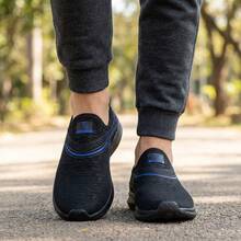 Adult Orthopedic Flat Sole Sneakers, Lace-Free, Easy To Put On, Lightweight For Daily Activities And Walking, Breathable Flat Sole, Sizes 34 To 43 - Màu xanh lam - Xem 8