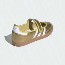 Adidas Samba Jane White Black Gum Women's JR1402 | Retro Heritage Style, Timeless Silhouette - 金色 - 查看 4