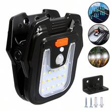 1 pezzo Luci solari da esterno, Luce solare a molletta, Illuminazione da esterno con sensore crepuscolare-all'alba, Resistente all'acqua IP65, Sensore intelligente, Adatto per garage, cortile, strada, magazzino - multicolore - Visualizzare 12