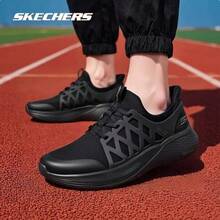 Skechers Zapatillas deportivas casuales, transpirables y cómodas para hombre - Negro - Ver 4