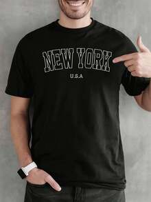 T-shirts pour hommes - Noir - Voir 1