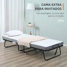 HOMCOM Beds - White - View 2