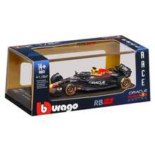 Burago Red Bull Model mobil balap F1 skala 1:43 Bragos SF25/AMR25/W16 dari paduan logam presisi, dan model skala 1:64 RB21 #1 Verstappen, SF25 #44 Hamilton, MCL39 #4 Norris. - MultiWarna - View 9