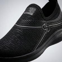 Adult Orthopedic Flat Sole Sneakers, Lace-Free, Easy To Put On, Lightweight For Daily Activities And Walking, Breathable Flat Sole, Sizes 34 To 43 - màu đen - Xem 2
